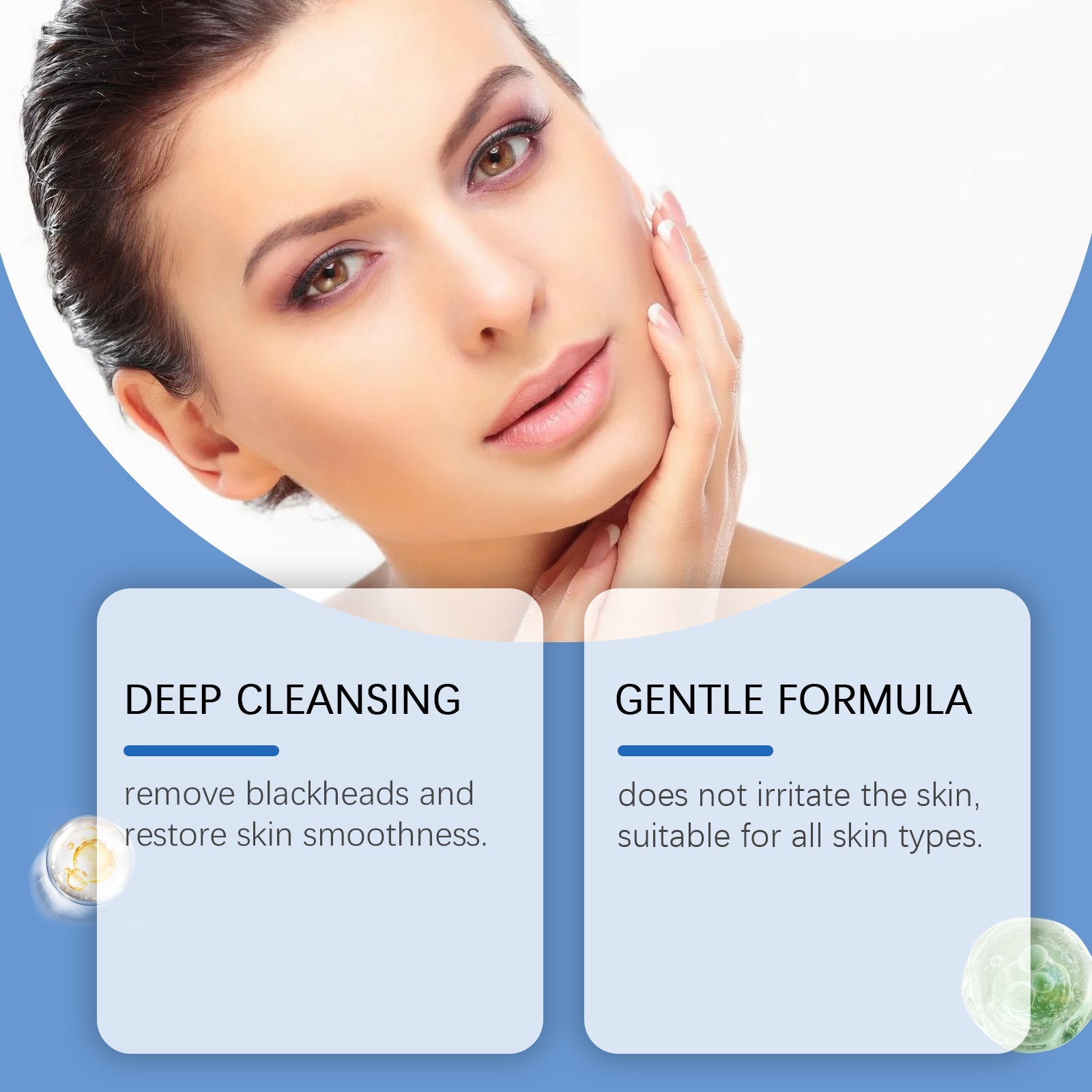 Blackhead Mud Mask, Facial Cleansing, Pore Tightening, Hydrating, Clear Skin ,100g