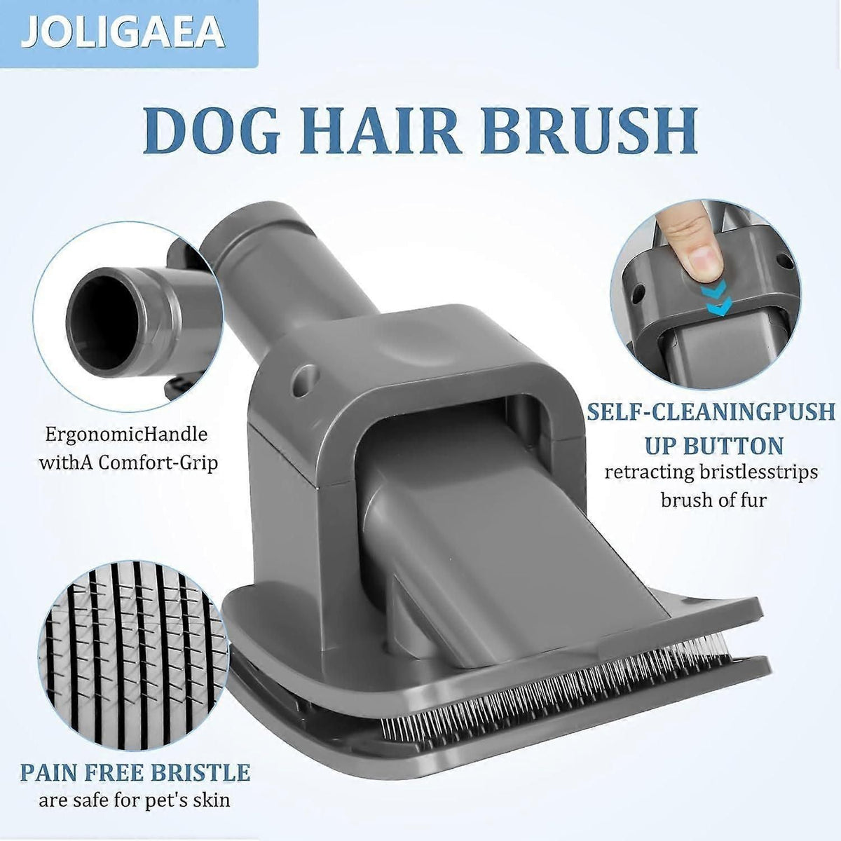 Pet Grooming Brush Attachment With Hose for Dyson Vacuums