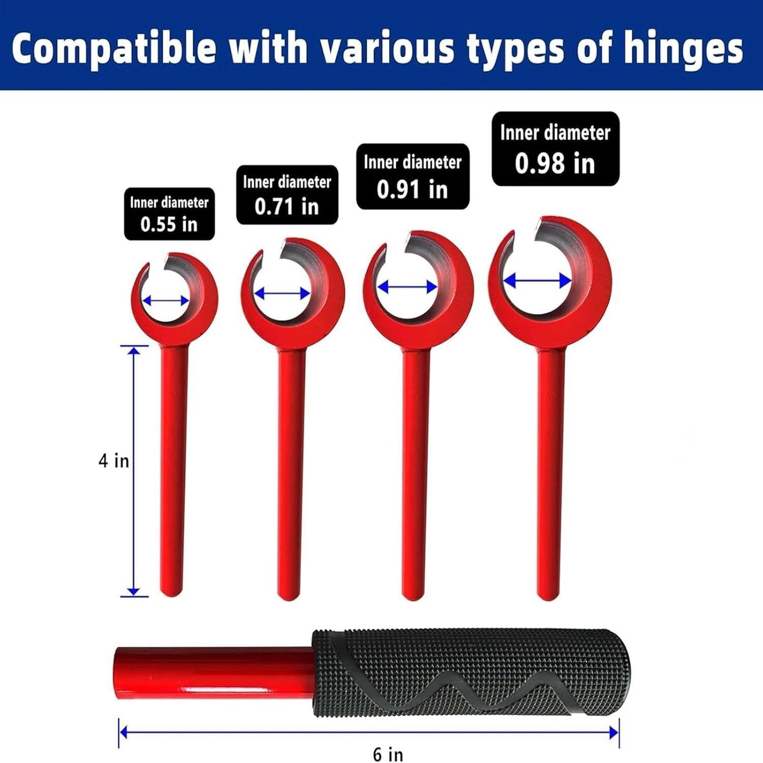 4 in 1 Door Hinge Adjustment Tool Set Hinge Bender Wrench Adjusting Wrench Repair Tool