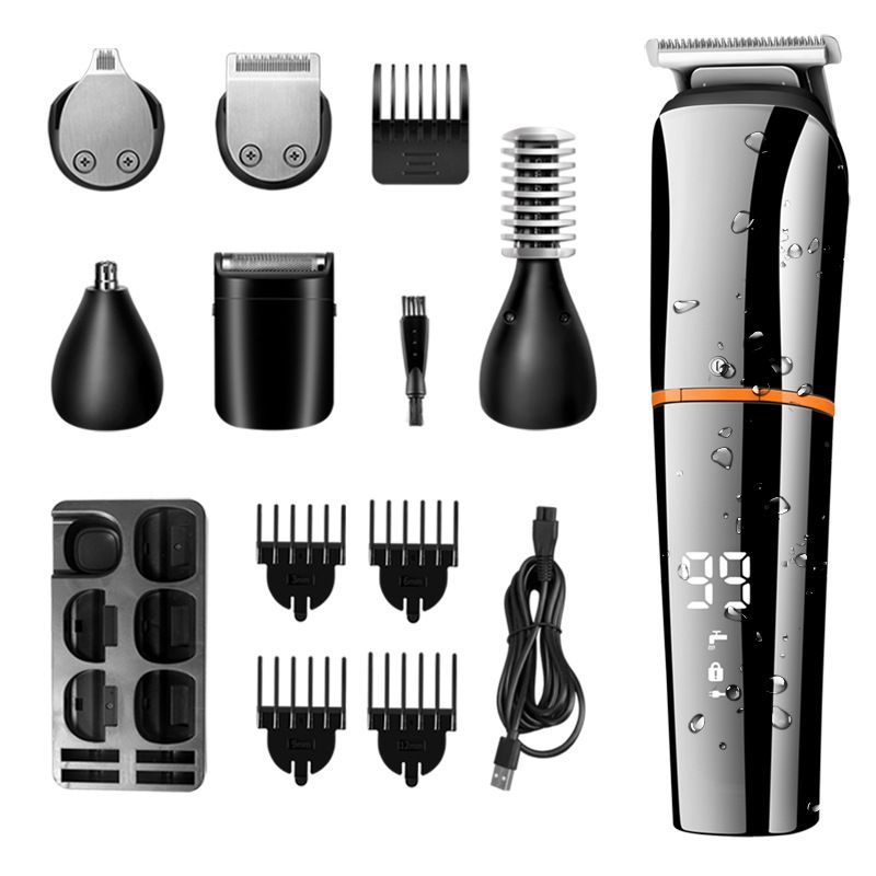 6-in-1 Men's Hair Trimmer and Grooming Kit