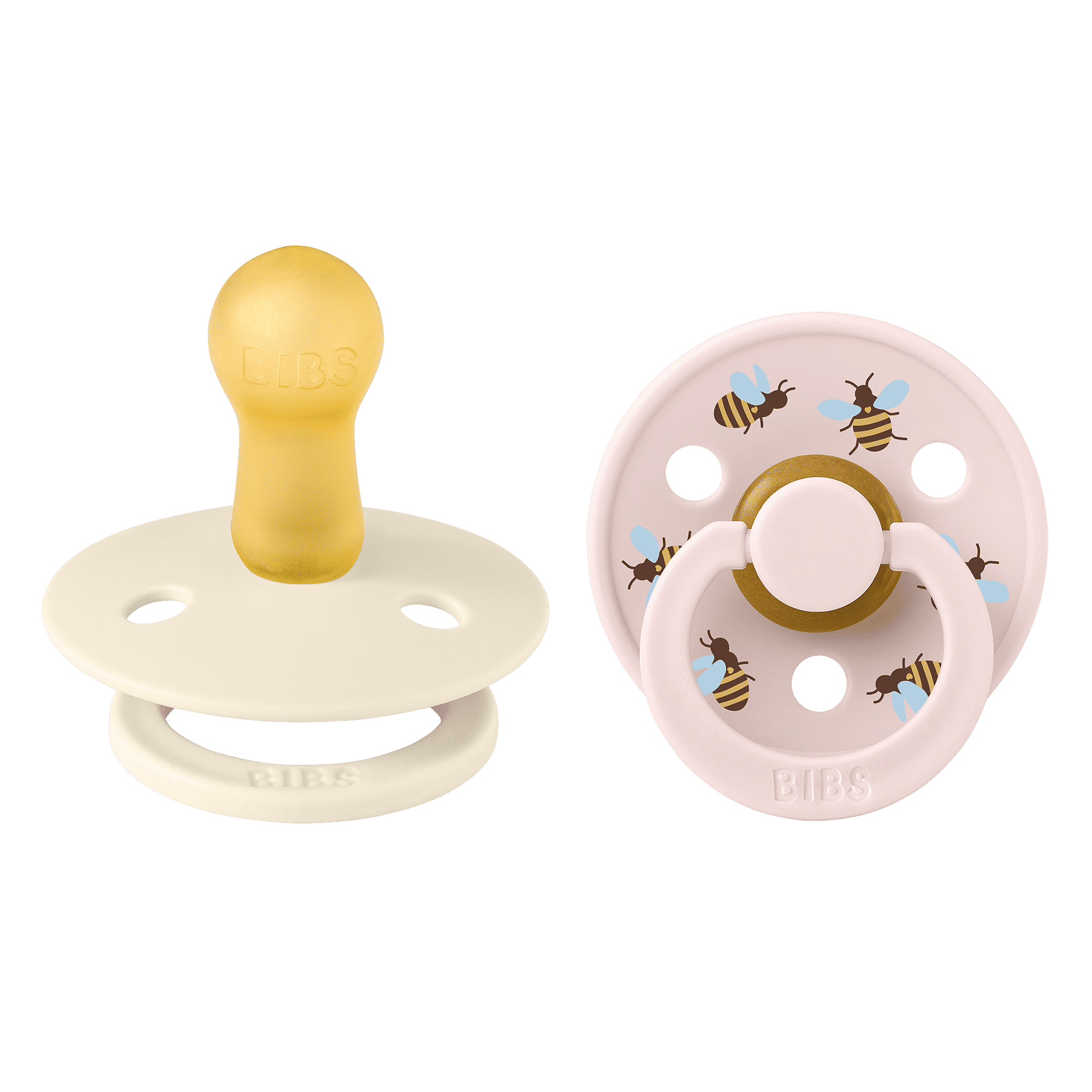 Bibs Pacifier Size 2 -Studio Colour-Ivory Mix