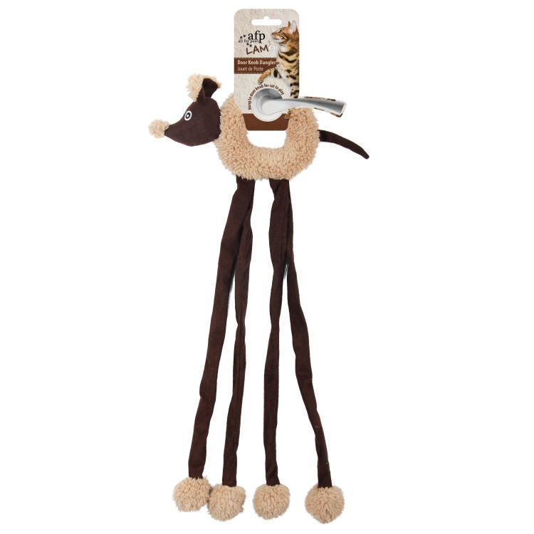 All For Paws Lambswool Cuddle Door Knob Dangler Assorted - 6 pcs/pk