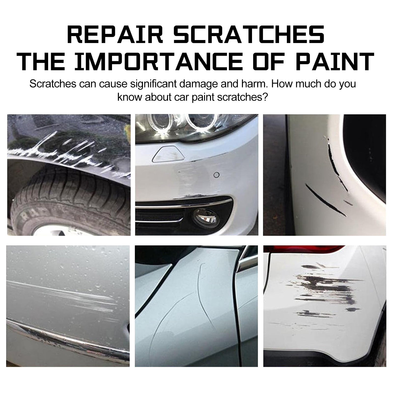 Ultimate Scratch Repair Fluid for Car, Paint Scratch Fix, Easy Polishing, Brightening Coating ,1set