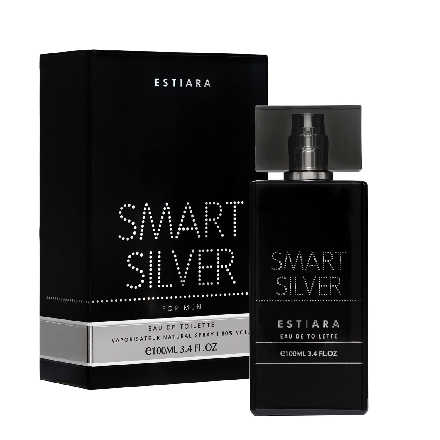 Estiara Smart Silver Eau De Toilette For Men, 100ml