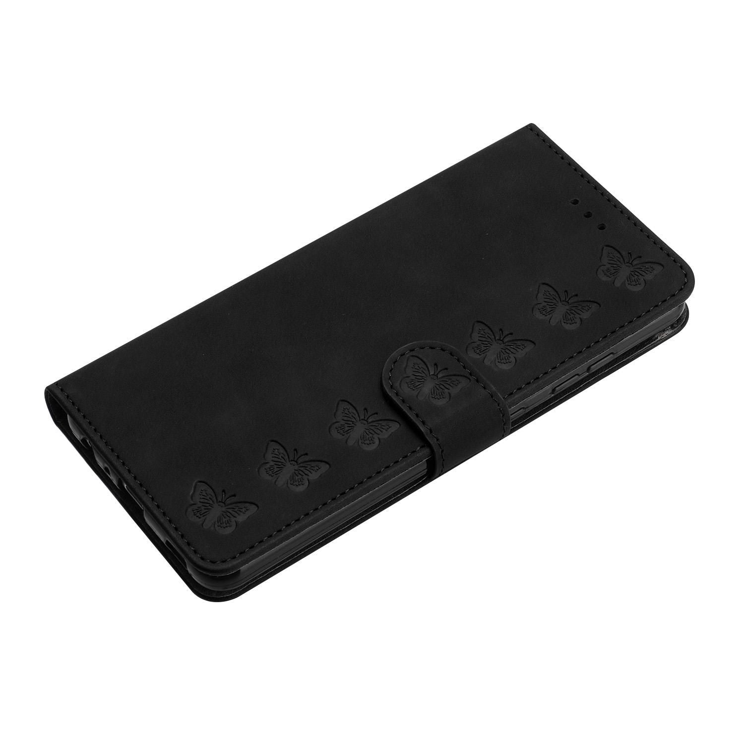Seven Butterflies Embossed PU Case For Google Pixel 9a