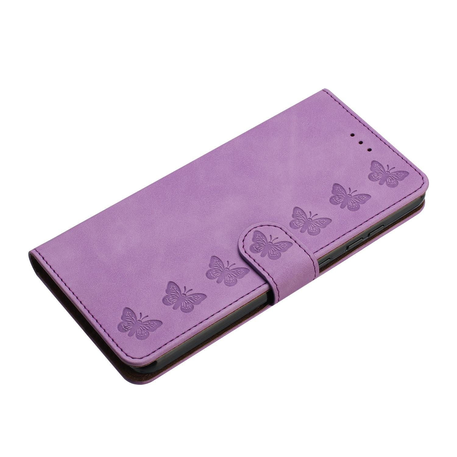 Seven Butterflies Embossed PU Case For Google Pixel 9a