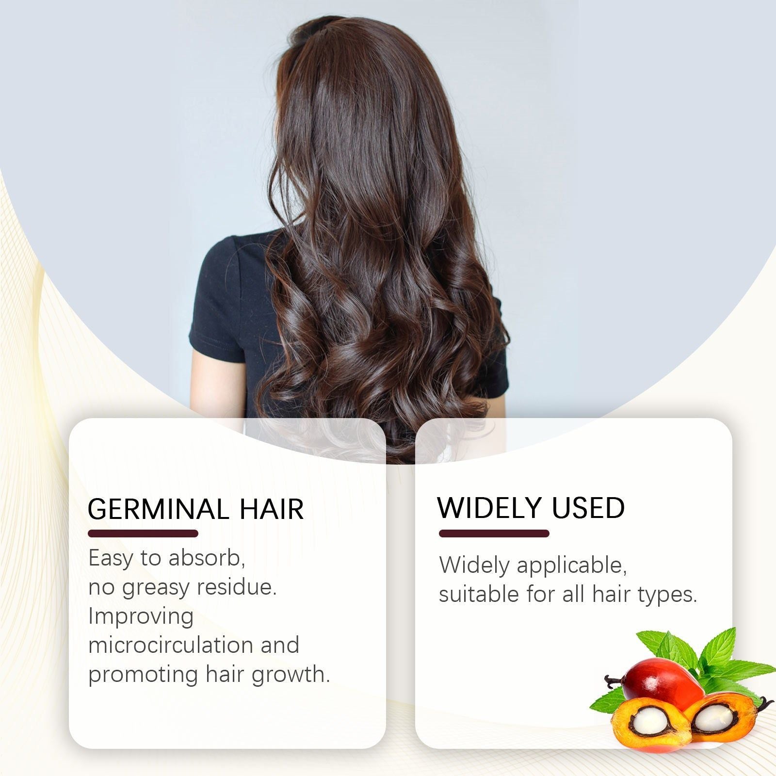 Batana Oil for Stronger Hair, Volumizing, Nourishing, Deep Repair, Natural Hair Growth ,50ml
