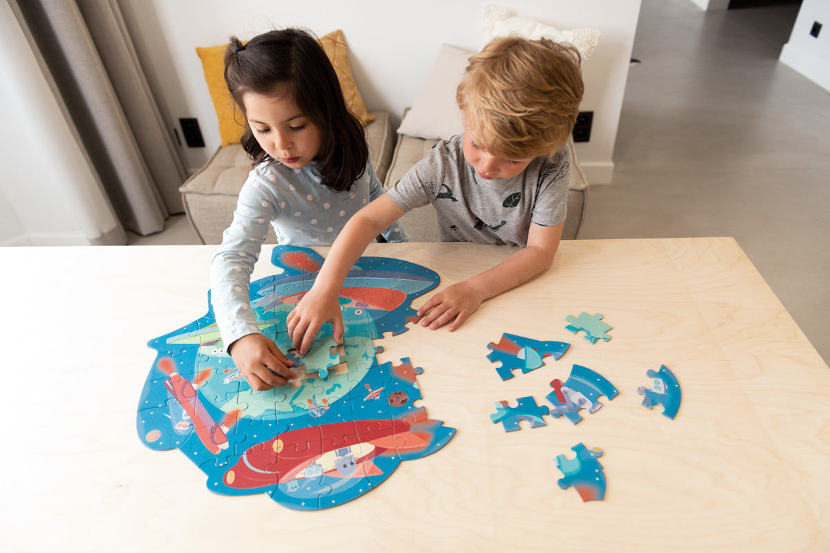 Contour Puzzle Space Adventure