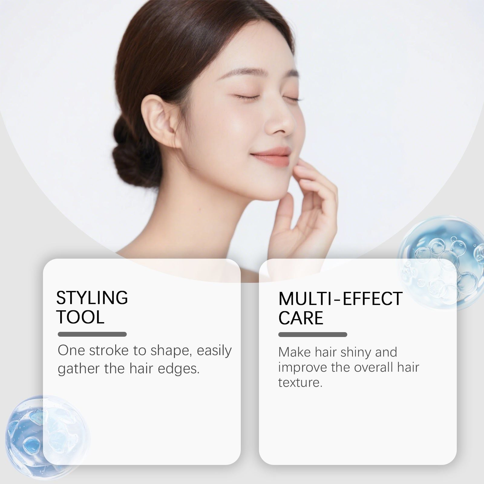 Broken Hair Finish Styling Stick, Frizz Control, Shine, Easy Hair Repair ,10ml