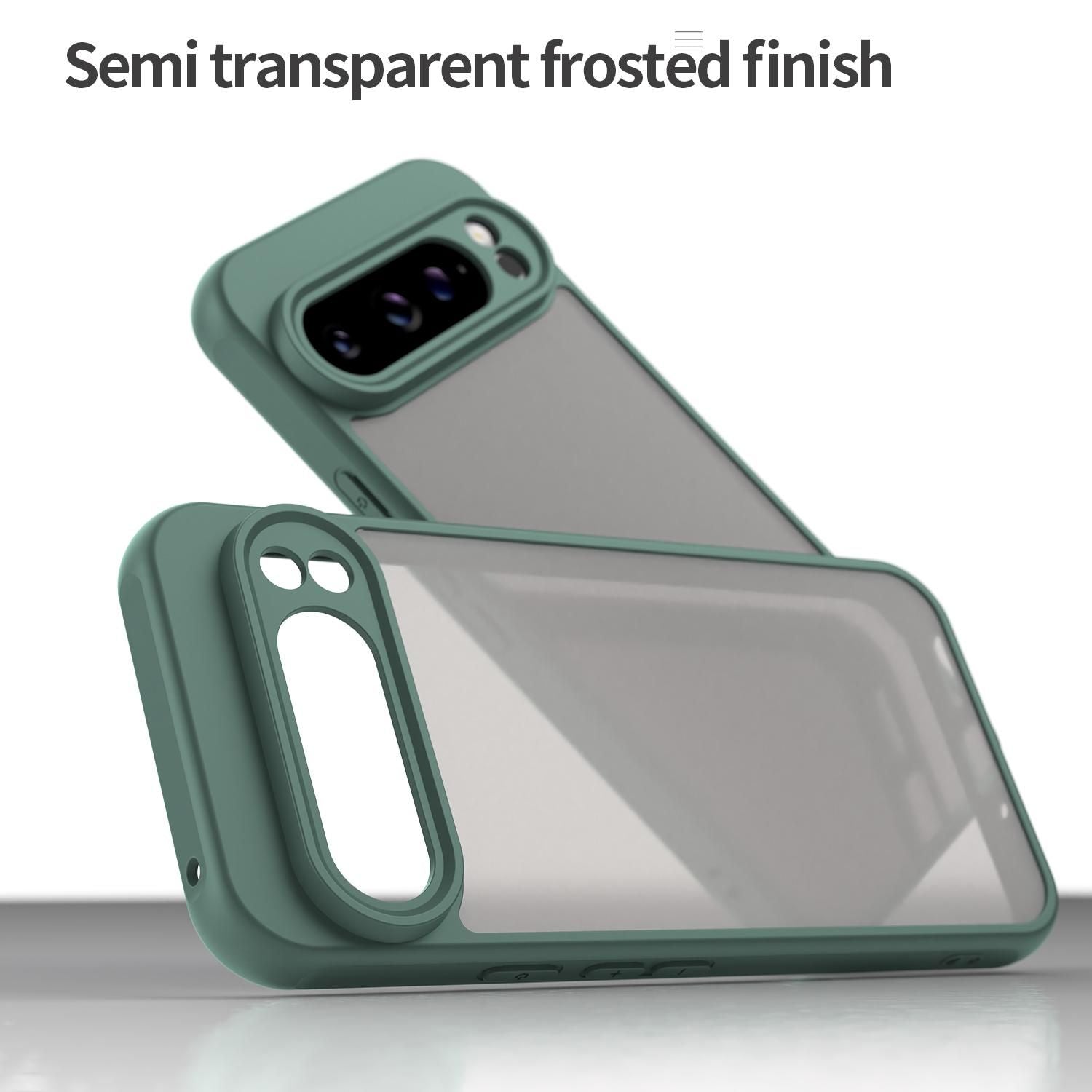 TPU Hybrid PC Frosted Phone Case For Google Pixel 9 Pro XL