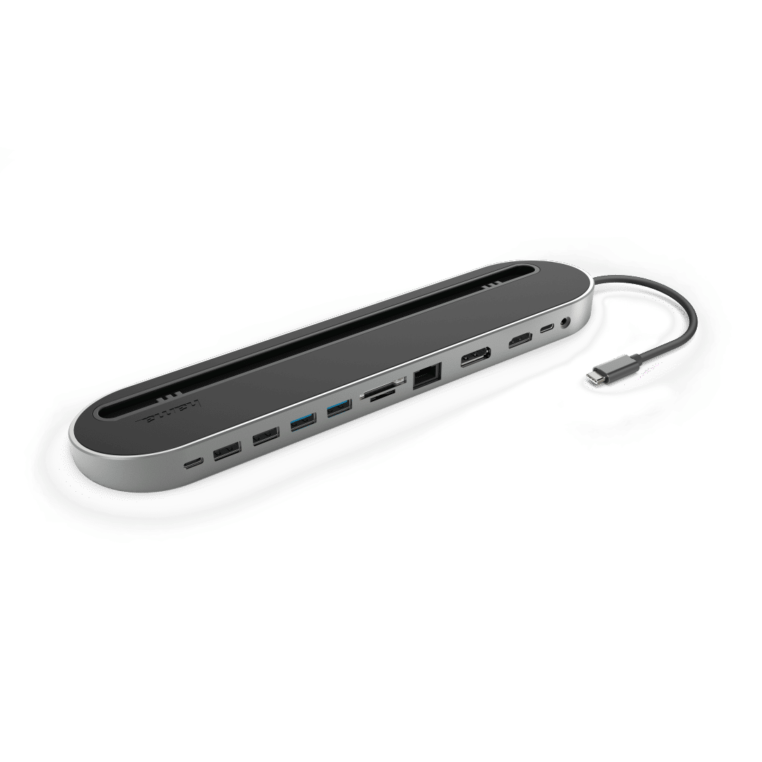 HAMA 135761 محطة إرساء USB-C 12 في 1 لـ USB و HDMI™ و DP و LAN و SD و MICROSD و JACK