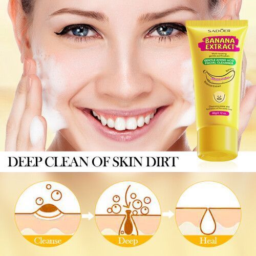 Deep Hydrating Banana Amino Acid Facial Cleanser 60g- 001- SD35844