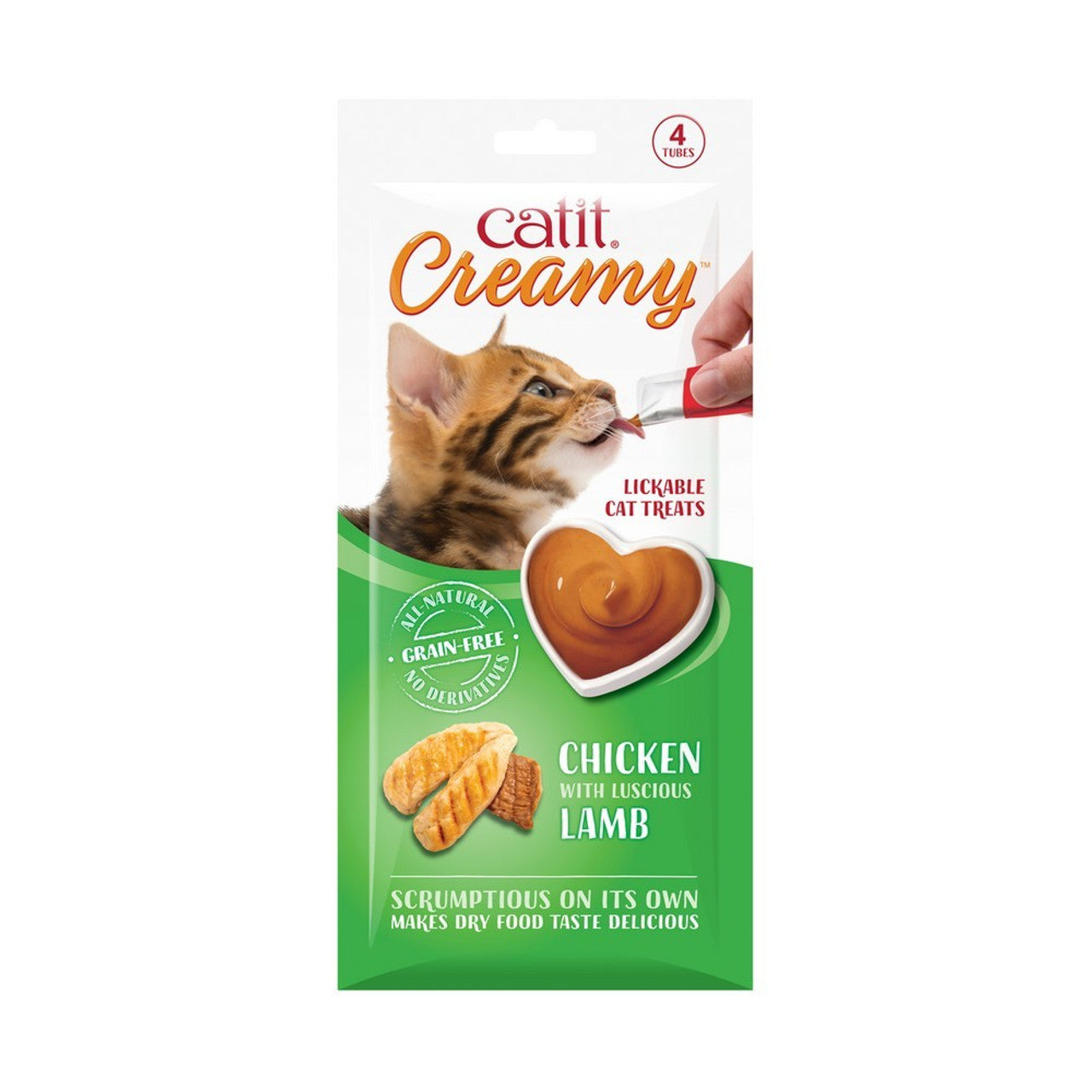 Catit Creamy Lickable Treats - Chicken & Lamb  12 pk / box