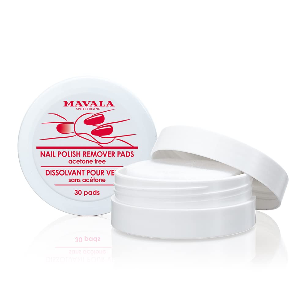 Mavala Mini Nail Polish Lacquer Remover Pads, 30pcs