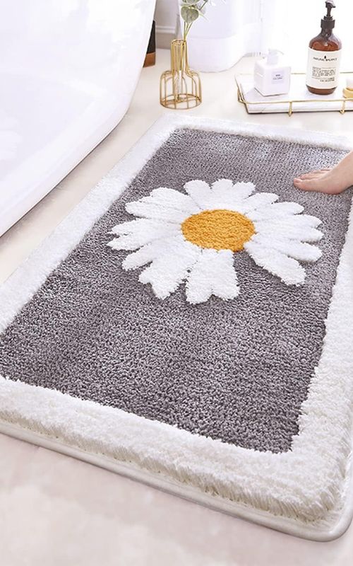 AIESY® Beautiful Luxury Ultra Soft Microfiber Shaggy Bath Mats