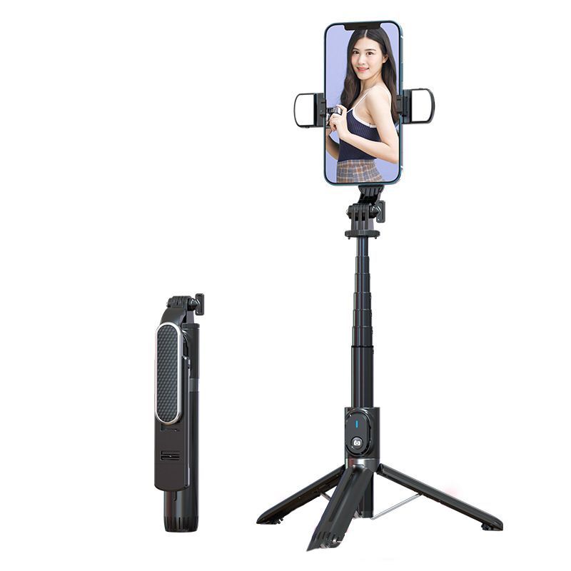 All In One Extendable Phone Selfie Stick Tripod Stand With Bluetooth Remote