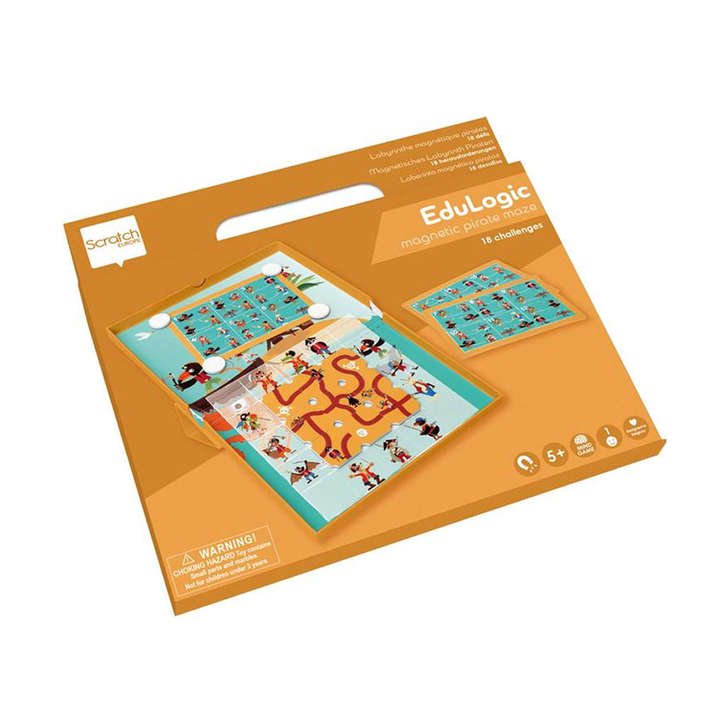 Pirate Maze Magnetic, With 20 Challenges And 2 Levels