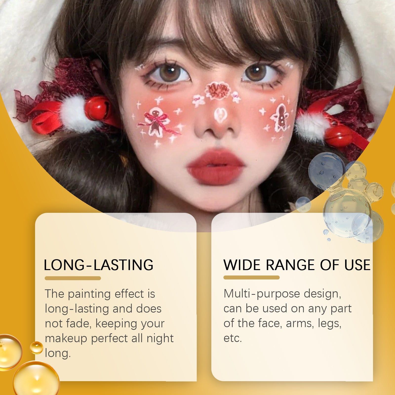 8-Color Neon UV Liquid Eyeliner, Long-Lasting, Quick-Dry, Perfect for Party Makeup ,0.6g