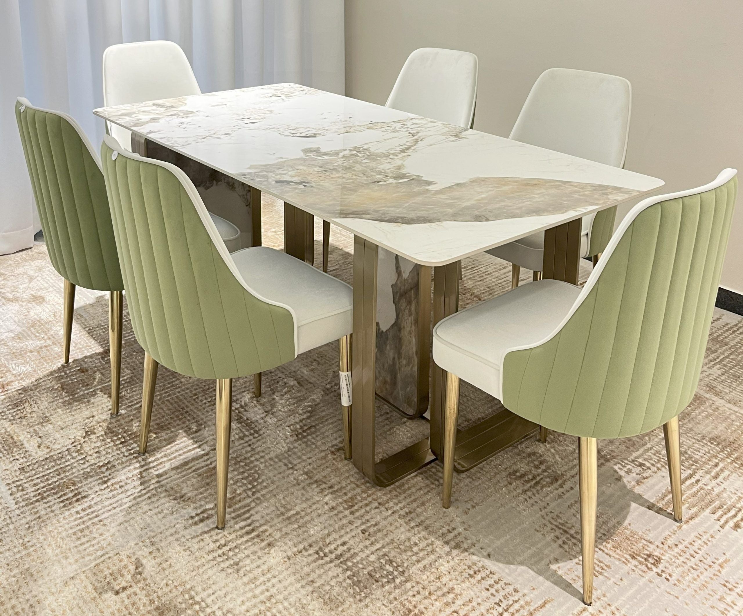 Double Pedestal Dining Table #1818
