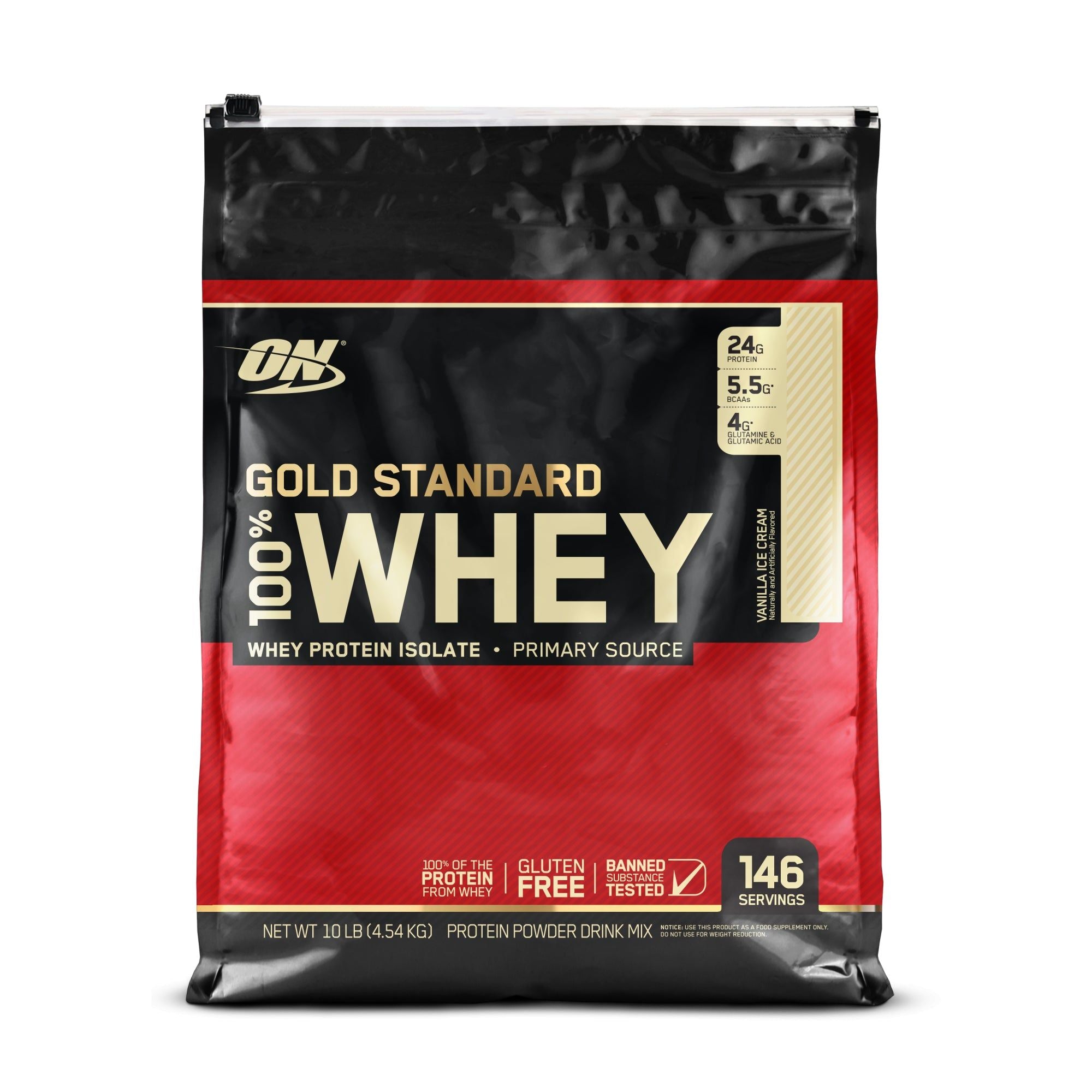On 100% Gold Std Whey 10lb VANILLA