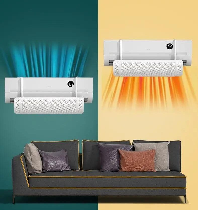 Air Conditioner Wind Deflector – White
