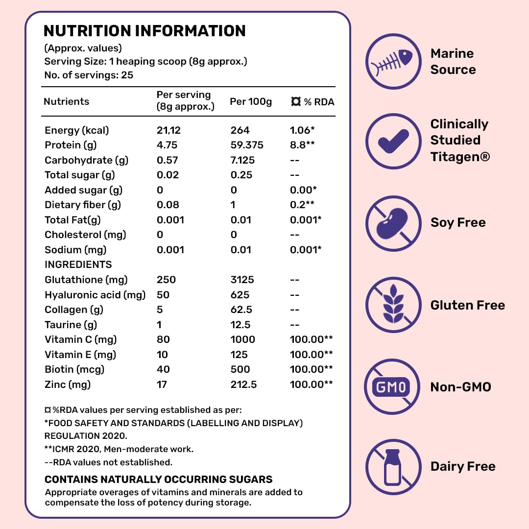 What’s Up Beauty Collagen Litchi Flavour 200g