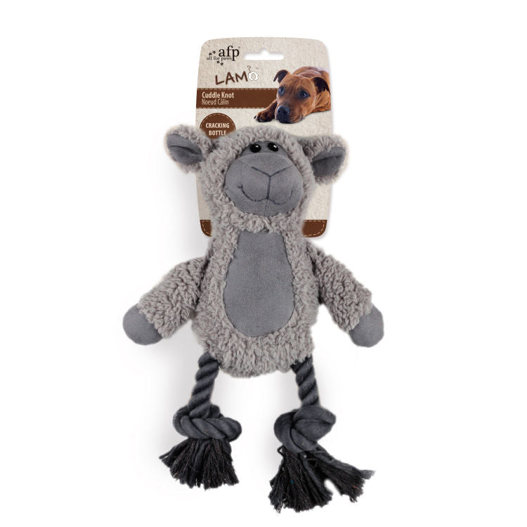 All For Paws Lambswool - Cuddle Knotted Rope Assorted - 3 pcs/pk