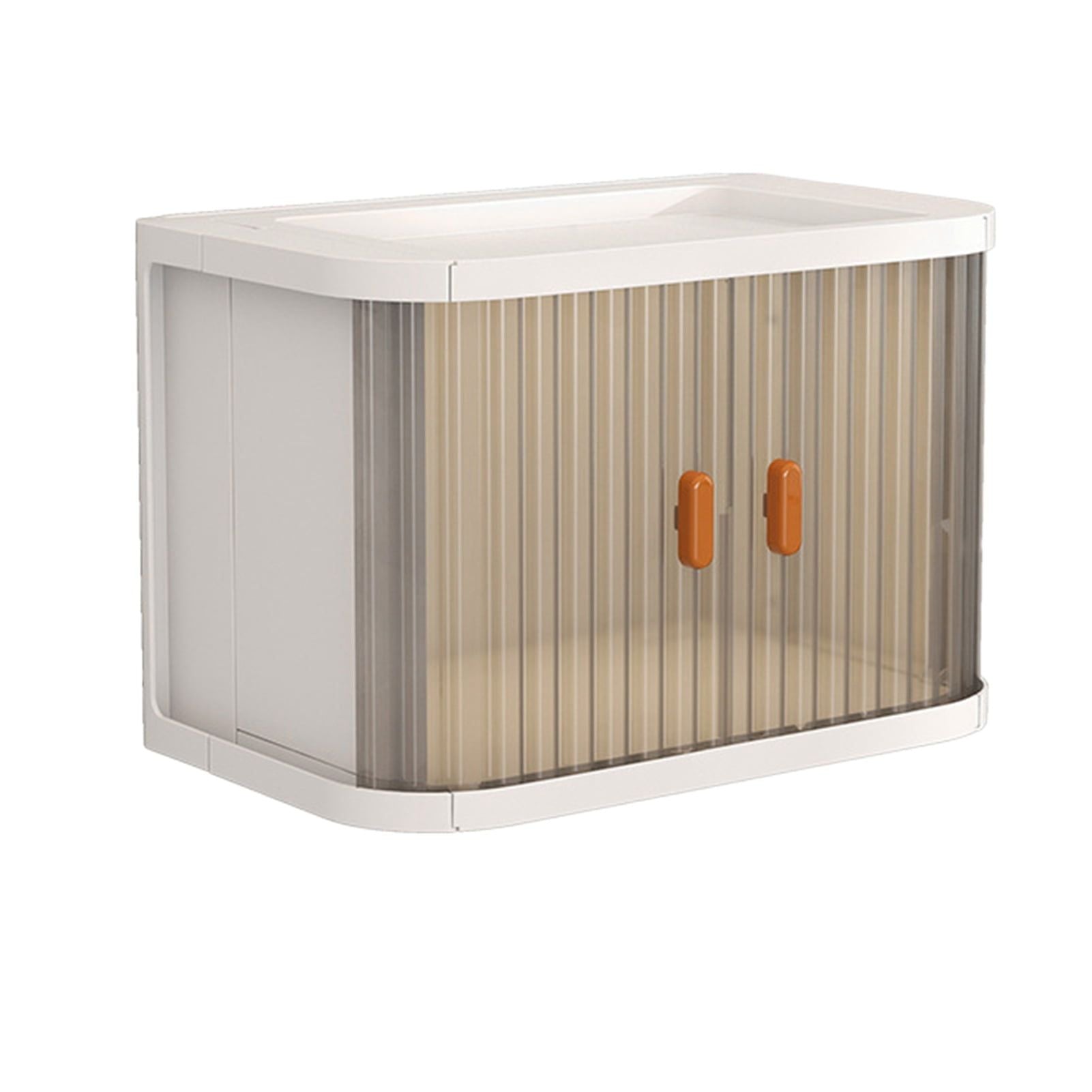 Makeup Organizer Desktop Storage Box Plastic Storage Bin for Bedroom Kitchen