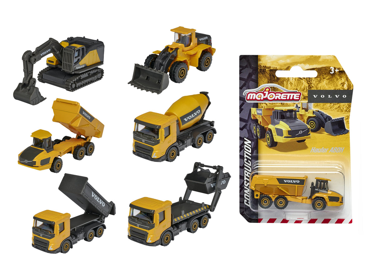 Majorette Volvo Construction Vehicle Die-Cast Toy — 1pc