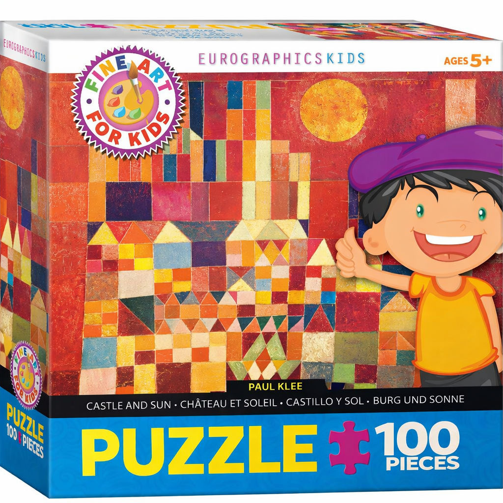 Castle And Sun By Paul Klee 100 Pieces Puzzle