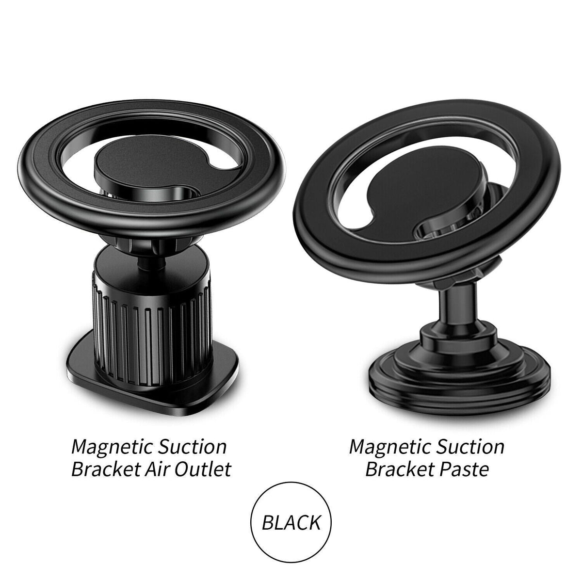 Magnetic Car Phone Holder 360 Degree Rotation Cell Phone Mount With MagSafe