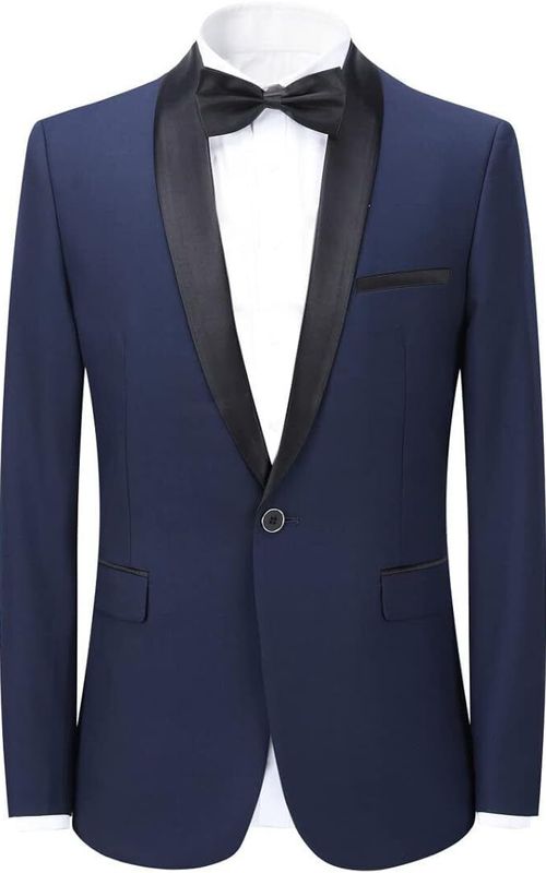 Navy Designer Stylish Party Wear Suit for Men wedding groom suit Gift For Him