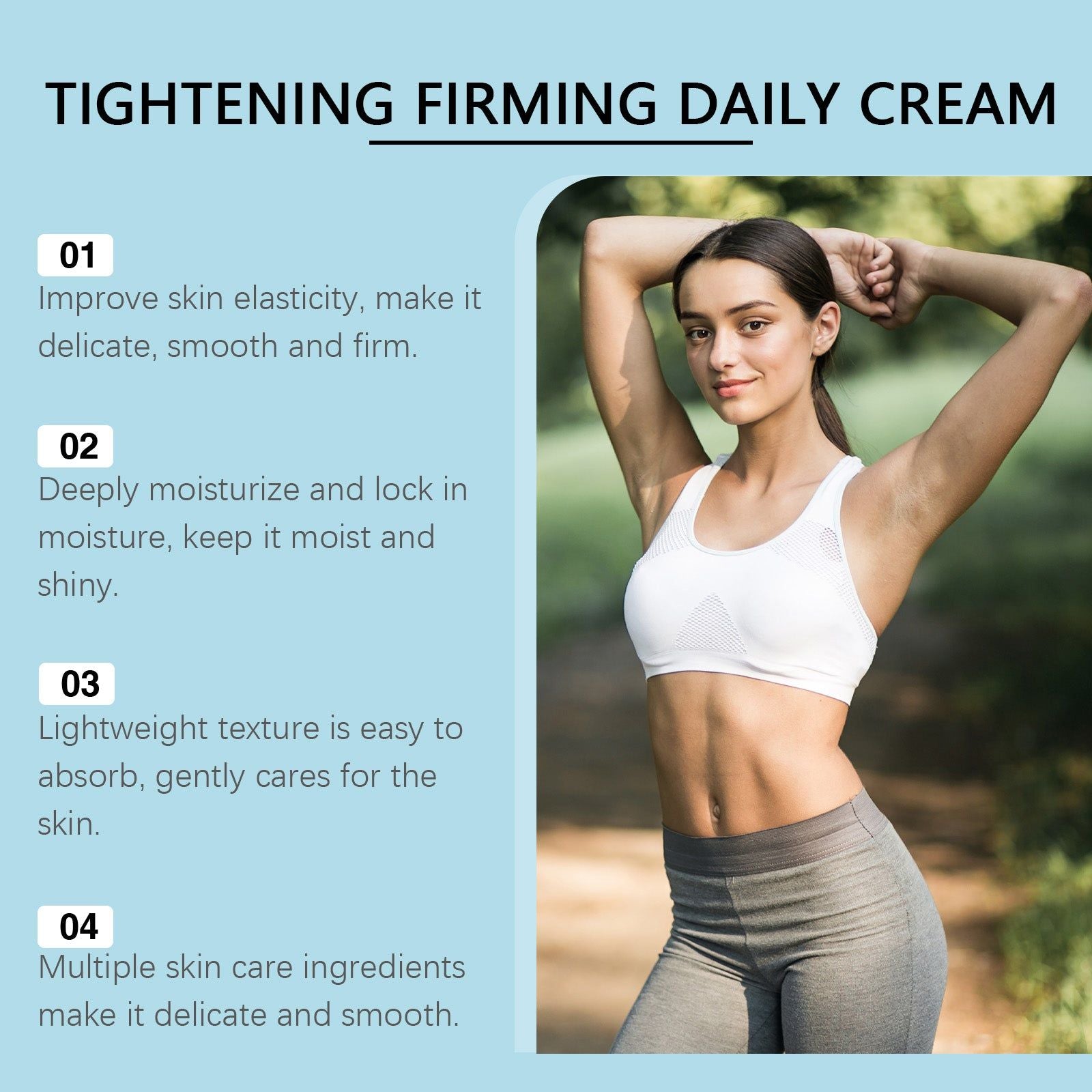 Body Care Cream, Nourishing, Firming, Anti-Aging, Hydrating, Smooth Skin ,50g