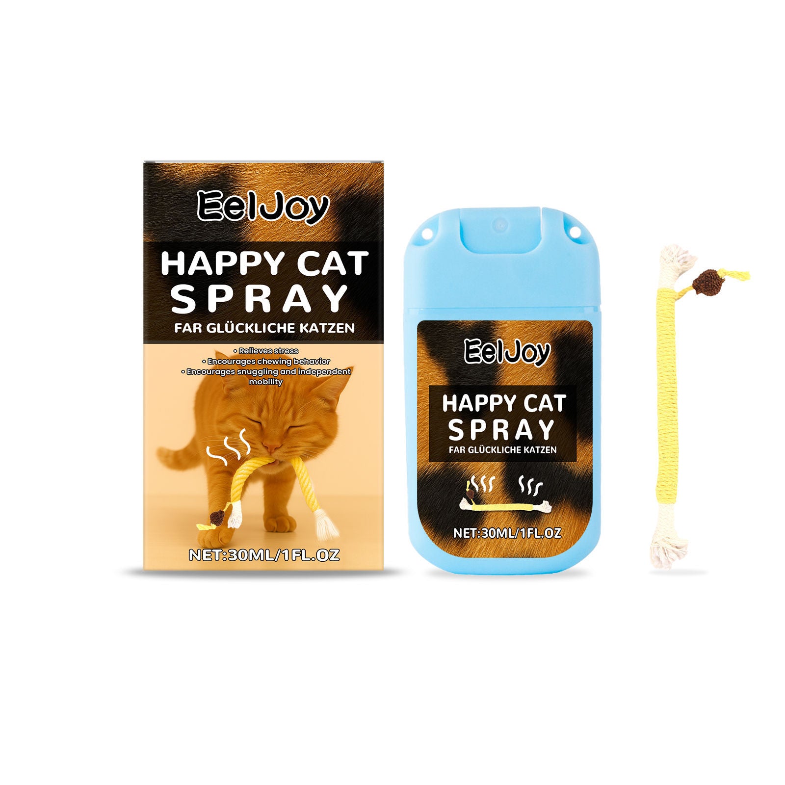 Catnip Spray, Long Lasting Fragrance, Energize and Amuse Your Cat, Safe and Fun ,1set