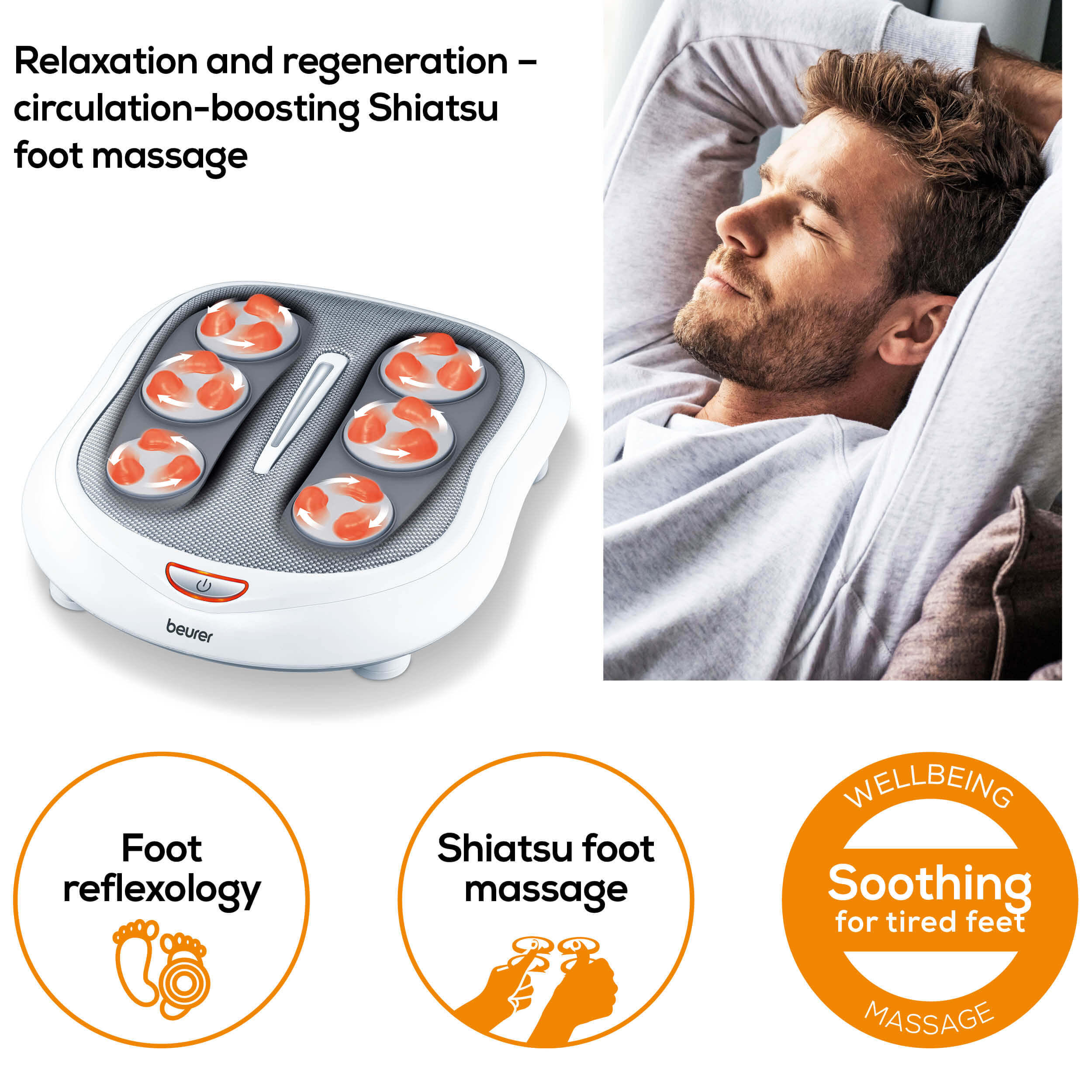 BEURER FM60 SHIATSU FOOT MASSAGER