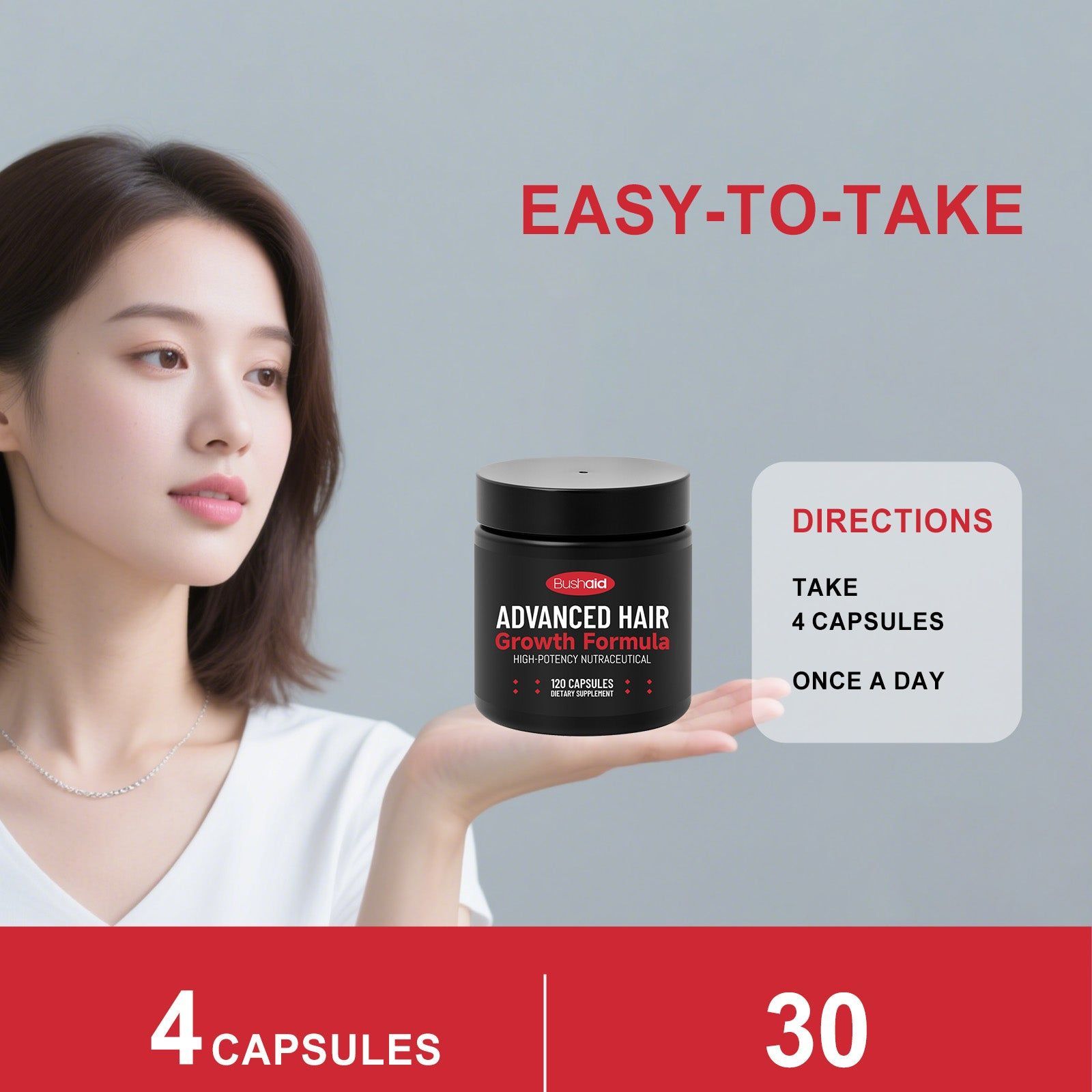 Boost Hair Care with Volume Support Capsules, Promote Strong Healthy Hair ,120 capsules