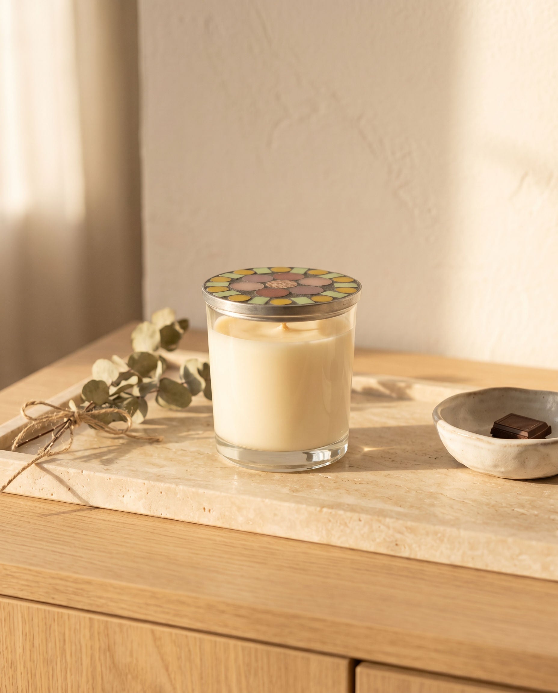 Dana Adada Glass Scented Mosaic Candle