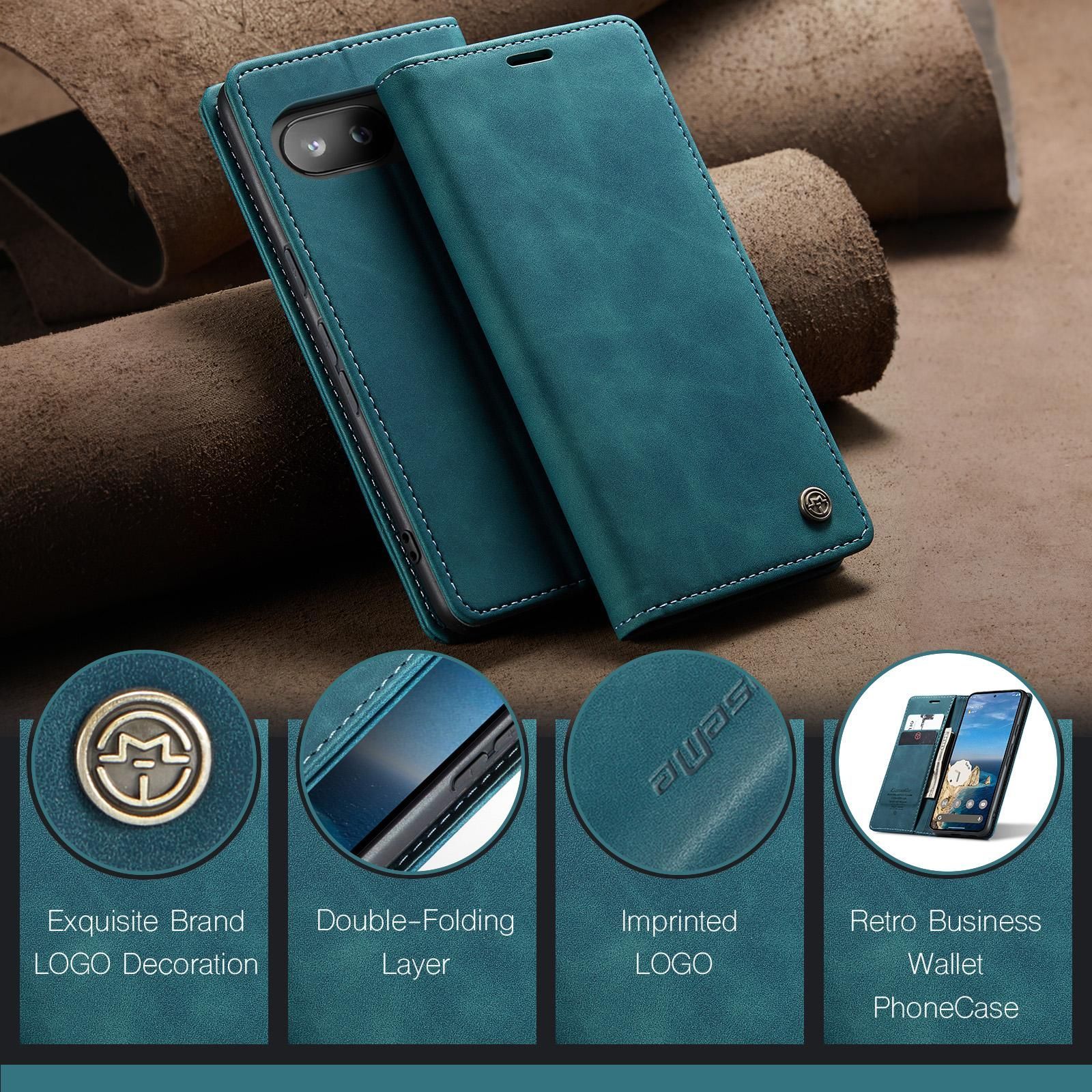Multifunction Leather Case For Google Pixel 9a