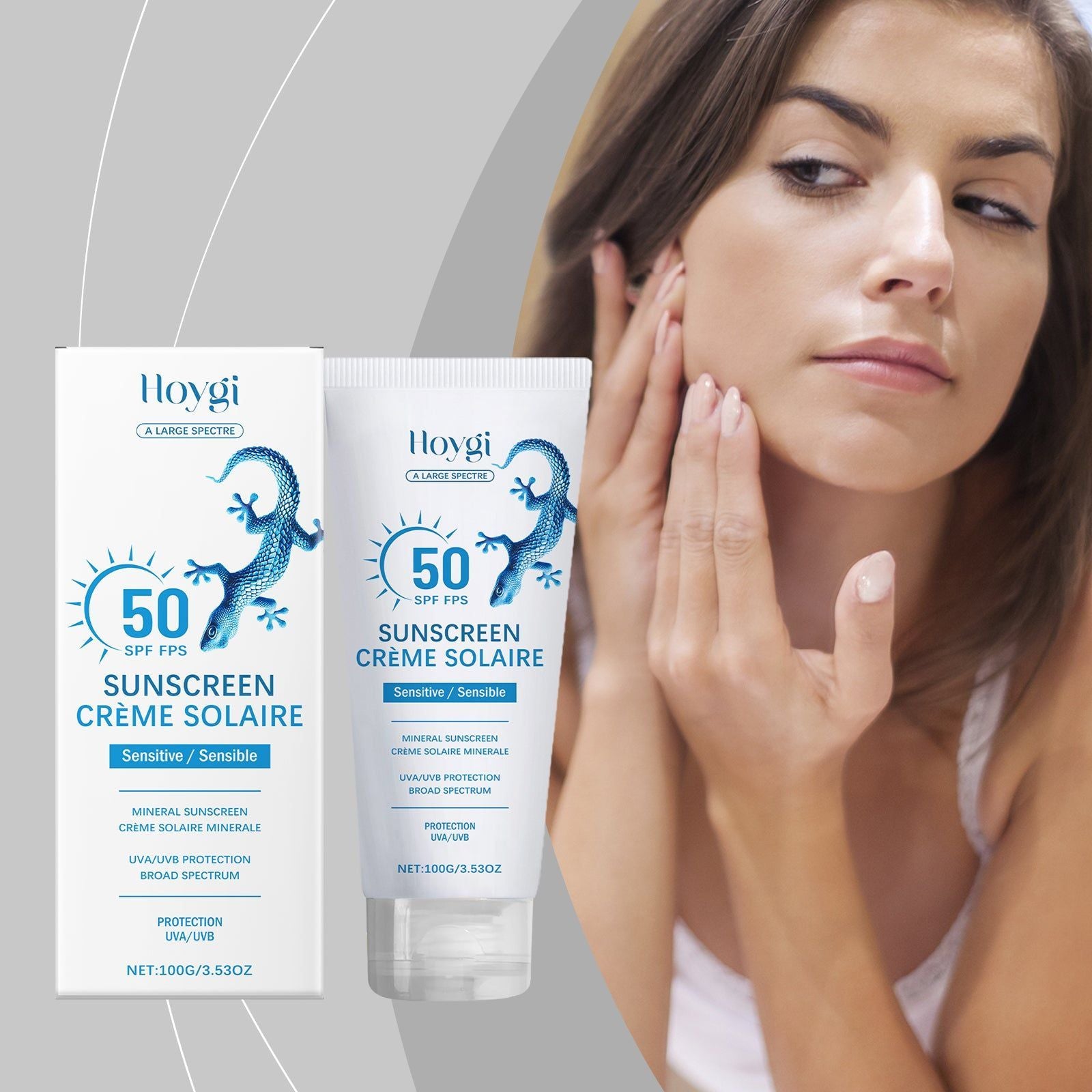 Daily Protection Cream, Soothing, Moisturizing, Non-Greasy, Sun Shield ,100g