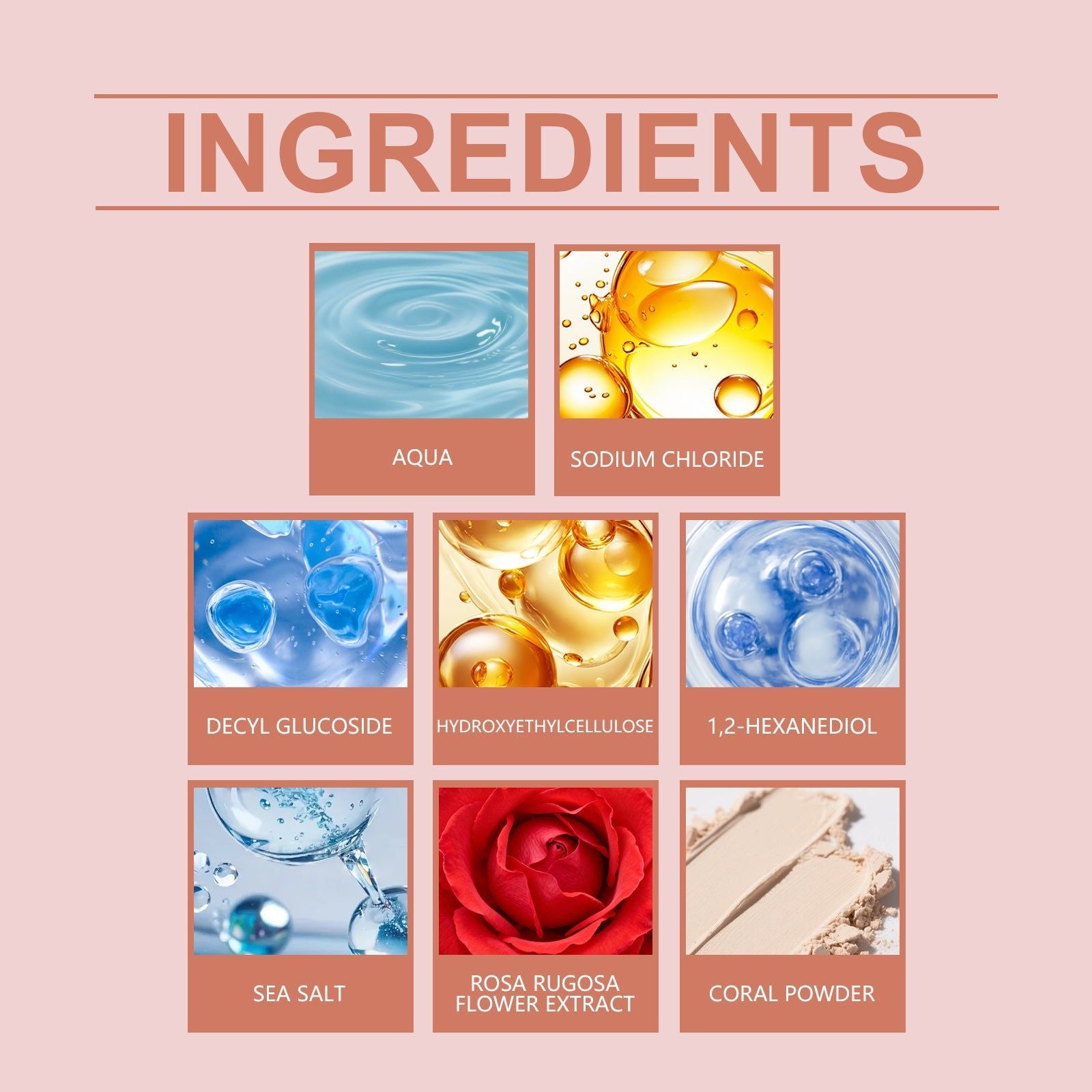 Coral Rose Body Wash, Gentle Exfoliating Body Scrub for Smooth, Moist Skin ,100g