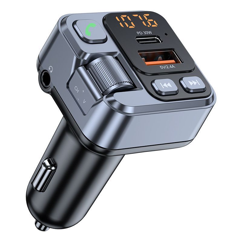 Car Bluetooth FM Transmitter Car MP3 Player Adapter With PD 30W Fast Charging