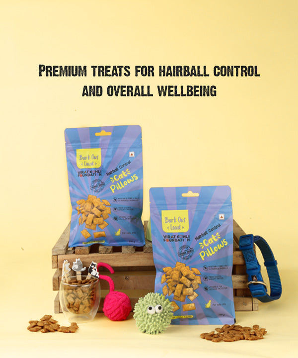 Cat Pillows Hairball Control Treats - 100gms