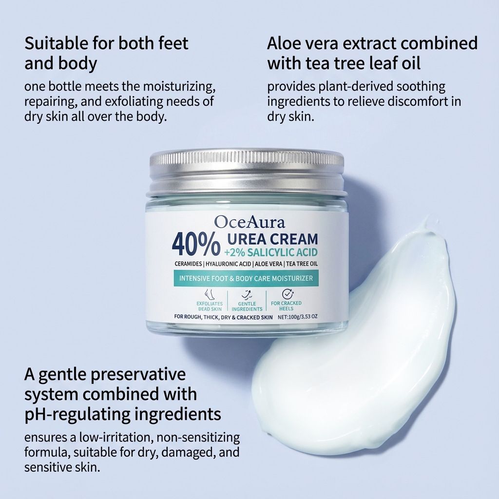 Moisturizing Foot Cream for Dry Cracked Feet 100g