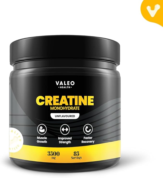 Valeo Creatine Monohydrate Powder 300g, 85 Servings