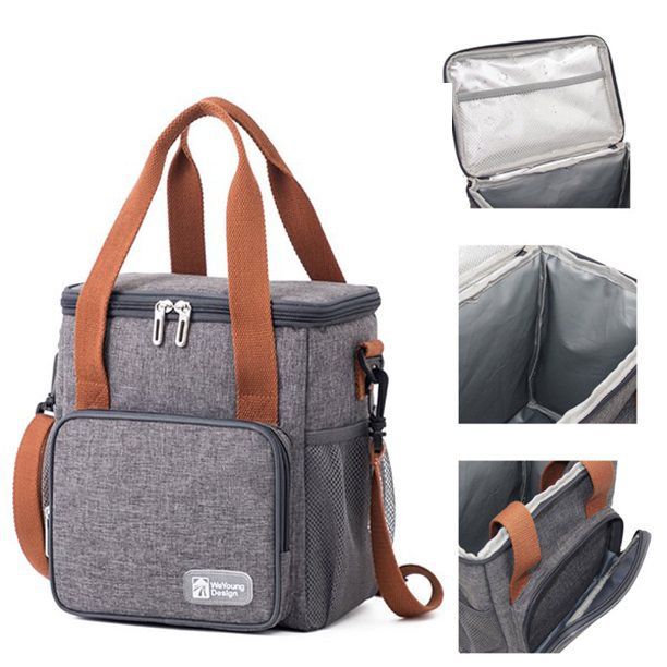 Lunch Bag Portable Large Capacity Thermal Bag Insulated Box For Camping Picnic