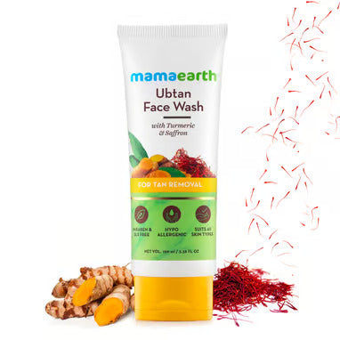 Mamaearth Ubtan Face wash For tan removal (100ml)