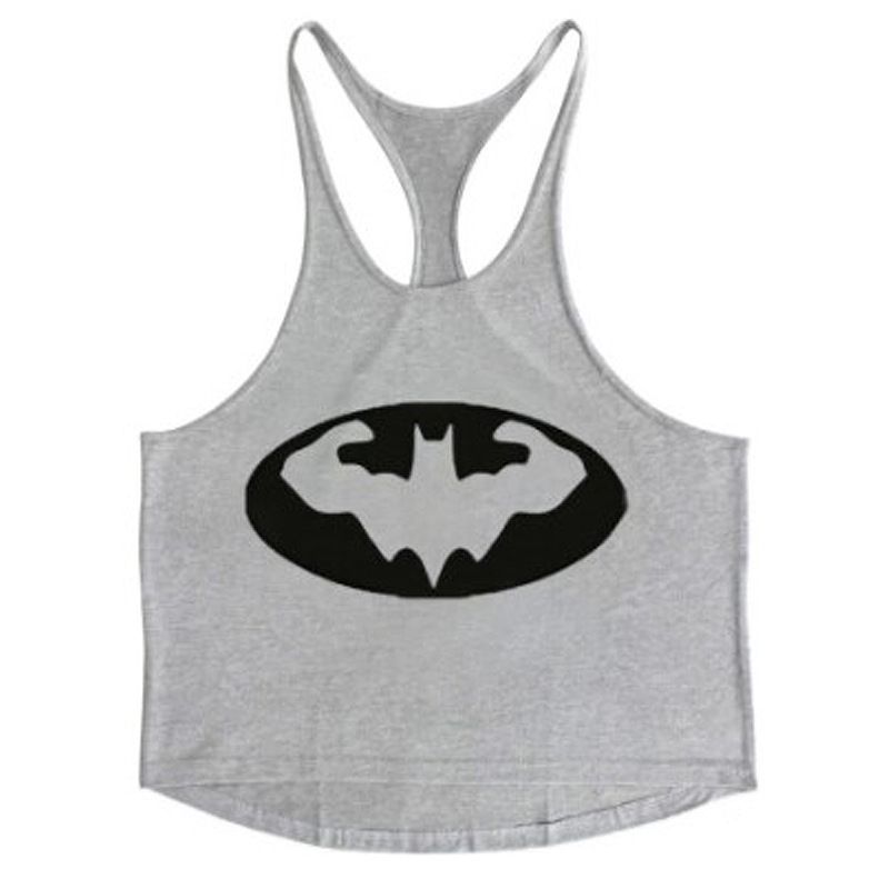 Men Gym Tank Top Fitness Vest Bodybuilding Undershirt Sports Training Workout Singlet