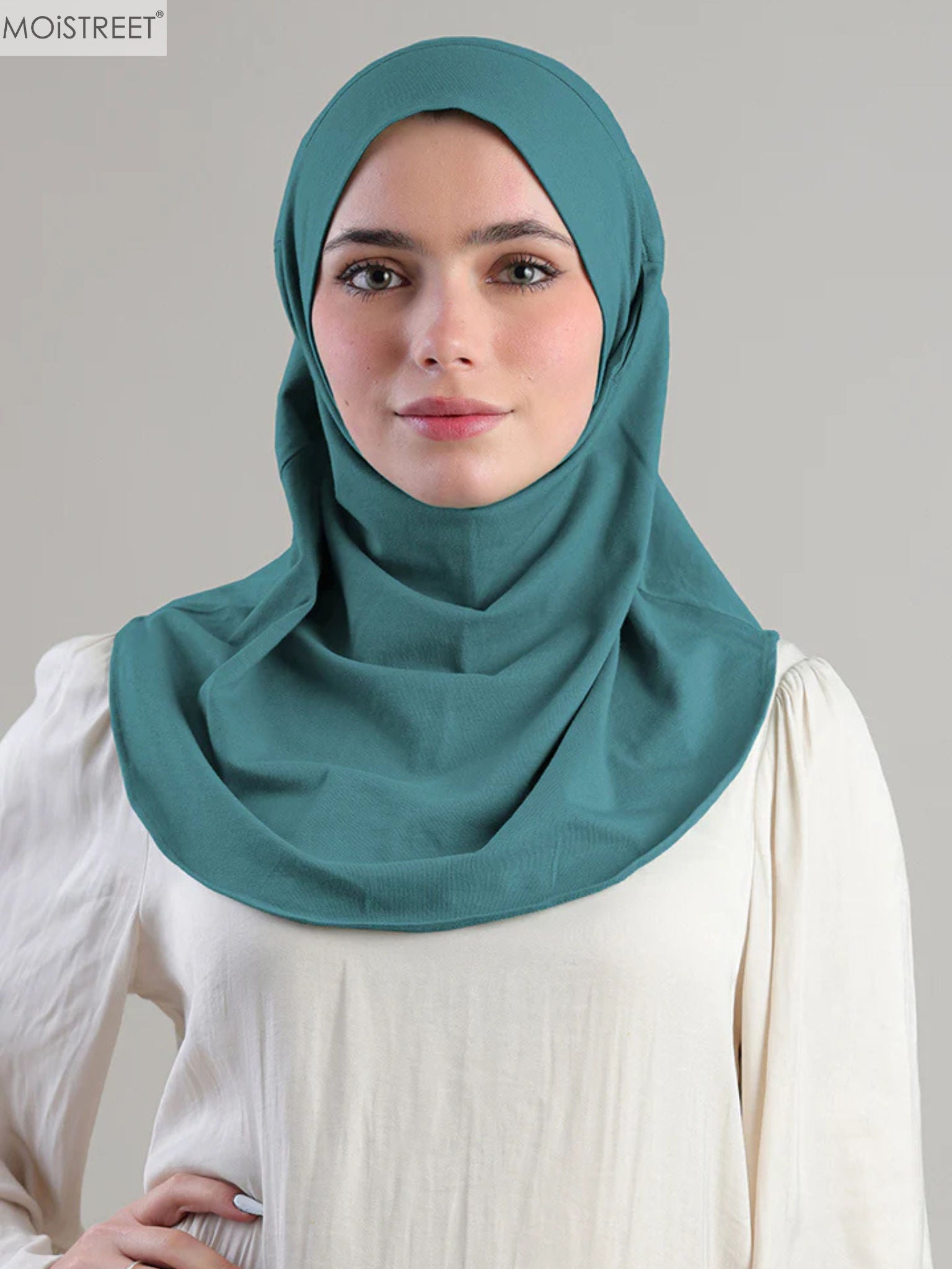 MOiSTREET Hijab turquoise Jersey