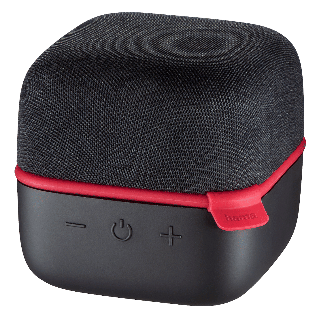 HAMA 173156 "Cube" Mobile Bluetooth® Speaker, black/red