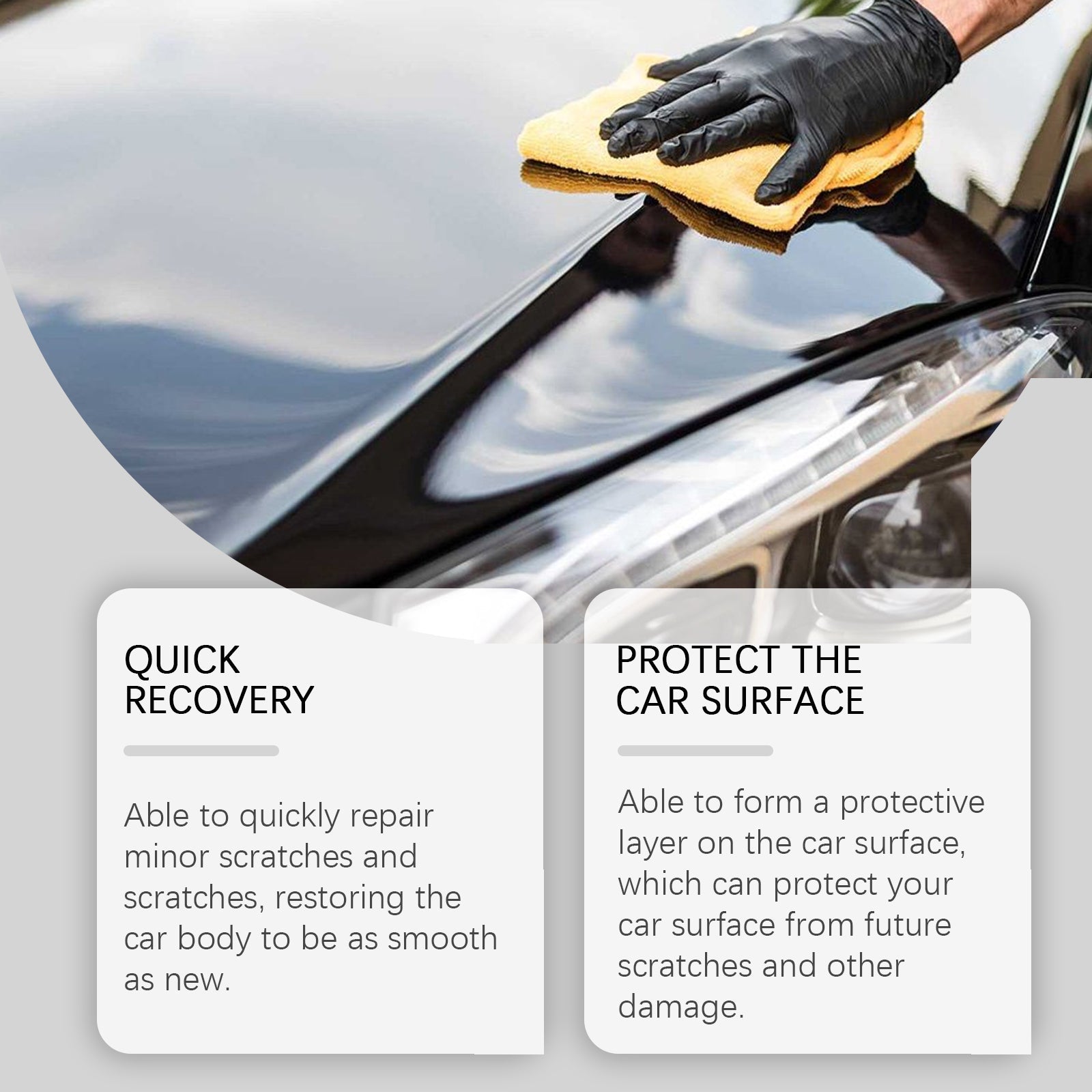 Car Scratch Repair Cream, Fast Decontamination, Polishing, Scratch Reconditioning, Car Care ,1set